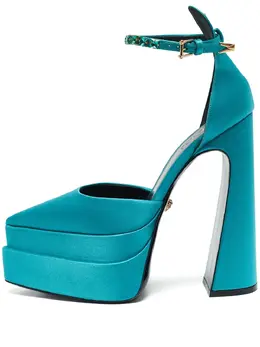 Versace Pre-Owned: Голубые туфли 