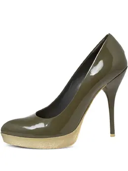 Gucci Pre-Owned: Зелёные туфли 