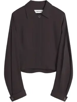 Lanvin: Коричневая куртка 
