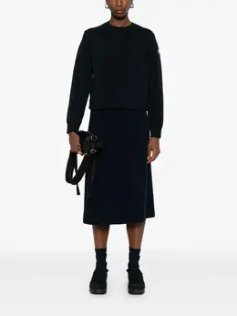 Moncler: Синий кардиган 