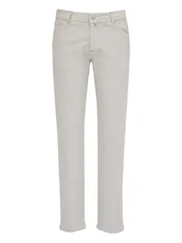 Kiton: Светлые джинсы 