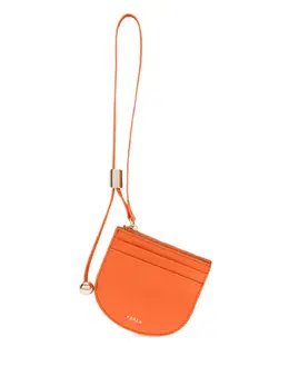 Furla: Оранжевый картхолдер 