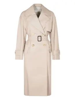 Max Mara: Бежевое пальто 