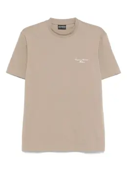 Emporio Armani: Светлая футболка 