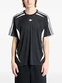 adidas: Чёрная футболка  Adicolor