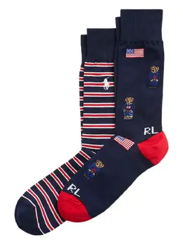 Polo Ralph Lauren: Синие носки 