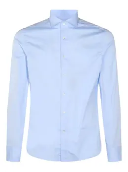 Canali: Рубашка с длинным рукавом 