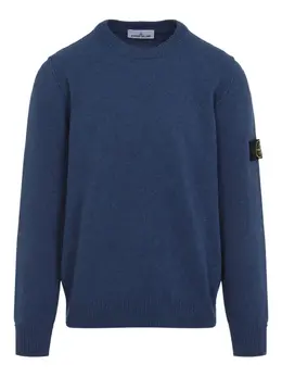 Stone Island: Голубой свитер 
