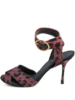 Dolce & Gabbana Pre-Owned: Тёмные сандалии 