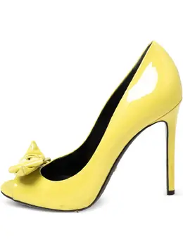 Gucci Pre-Owned: Жёлтые туфли 