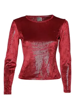 Moschino Pre-Owned: Бархатный топ 