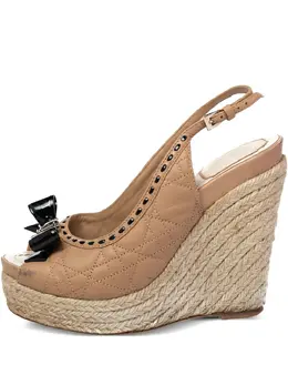 Christian Dior Pre-Owned: Бежевые мокасины 