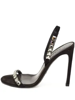 Gucci Pre-Owned: Чёрные сандалии 