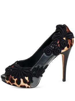 Dolce & Gabbana Pre-Owned: Чёрные сандалии 