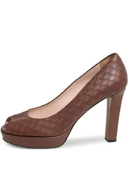 Gucci Pre-Owned: Коричневые босоножки 