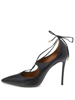 Aquazzura: Синие туфли 