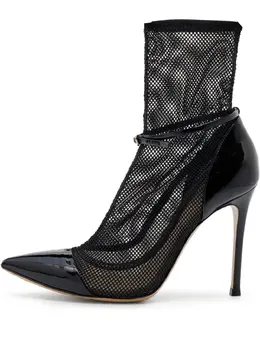 Gianvito Rossi: Чёрные ботинки 