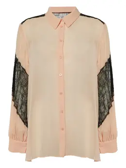 Moschino Pre-Owned: Розовая рубашка 