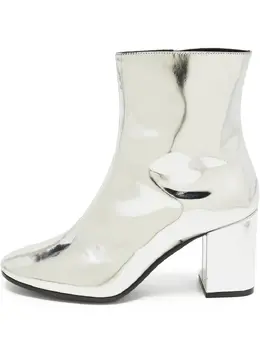 Balenciaga Pre-Owned: Серебристые ботинки 