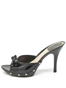 Christian Dior Pre-Owned: Чёрные сандалии 