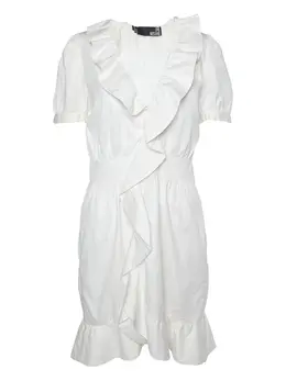 Moschino Pre-Owned: Платье с оборками 