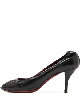 Gucci Pre-Owned: Чёрные сандалии 