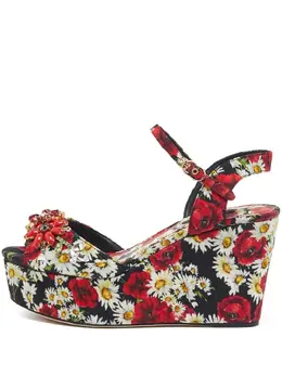 Dolce & Gabbana Pre-Owned: Чёрные сандалии 