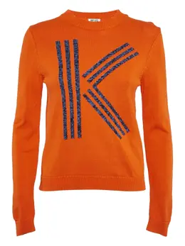 Kenzo Pre-Owned: Оранжевый свитер 