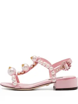 Dolce & Gabbana Pre-Owned: Розовые сандалии 