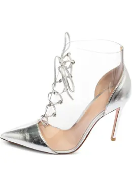 Gianvito Rossi: Прозрачные ботинки 