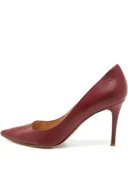 Gianvito Rossi: Бордовые туфли 