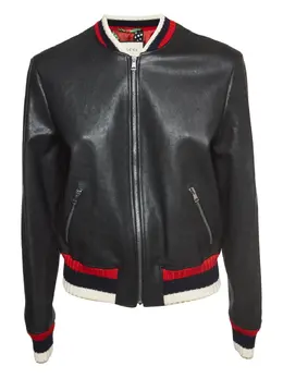 Gucci Pre-Owned: Кожаная куртка 