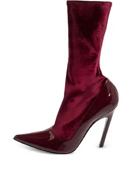 Balenciaga Pre-Owned: Бордовые ботинки 