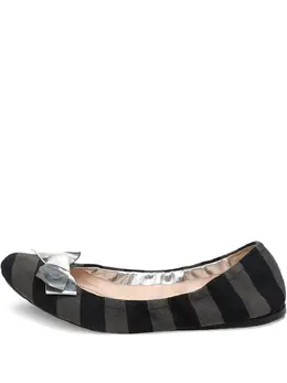 Prada Pre-Owned: Чёрные балетки 