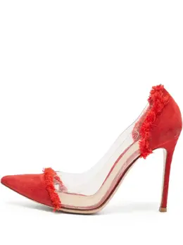Gianvito Rossi: Красные туфли  Plexi