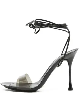 Gianvito Rossi: Прозрачные сандалии 