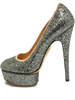 Charlotte Olympia: Серебристые туфли 