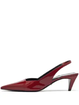 Gucci Pre-Owned: Бордовые туфли 