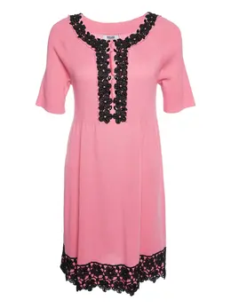 Moschino Pre-Owned: Розовое платье 