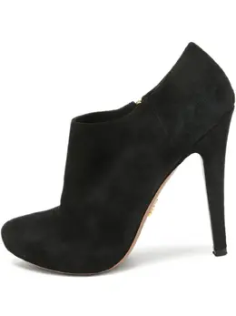 Prada Pre-Owned: Чёрные ботинки 