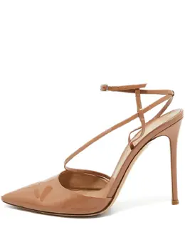 Gianvito Rossi: Бежевые сандалии 