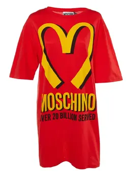 Moschino Pre-Owned: Платье с принтом 