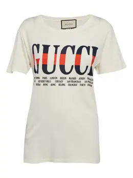 Gucci Pre-Owned: Футболка с принтом 