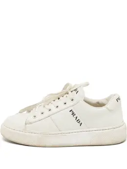 Prada Pre-Owned: Белые кроссовки 