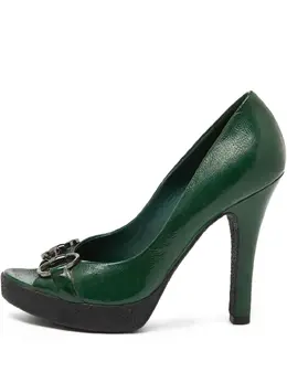 Gucci Pre-Owned: Зелёные туфли 