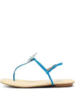 Aquazzura: Голубые сандалии 