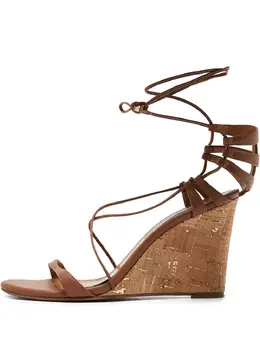 Aquazzura: Коричневые сандалии 