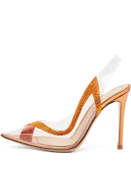 Gianvito Rossi: Оранжевые туфли 