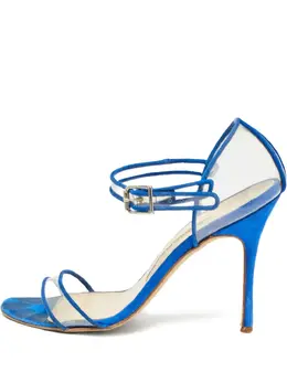 Manolo Blahnik: Прозрачные сандалии 