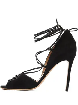 Gianvito Rossi: Чёрные босоножки 